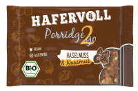 Hafervoll Porridge2go Veganer Bio Riegel 13er Box Mandel Kokos MHD 02-2025