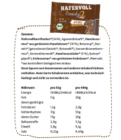 Hafervoll Porridge2go Veganer Bio Riegel 13er Box Mandel Kokos MHD 02-2025