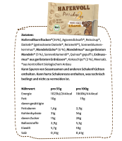 Hafervoll Porridge2go Veganer Bio Riegel 13er Box Mandel Kokos MHD 02-2025