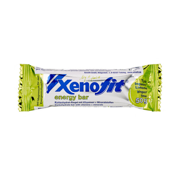 Xenofit energy bar Kohlenhydrat-Riegel Ingwer/Limone 03-2025