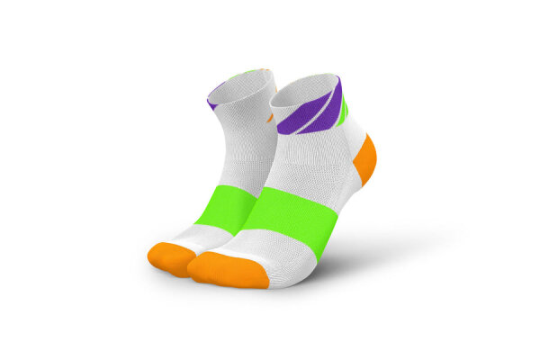 Incylence Running Ladders Low-Cut Socken Orange Green