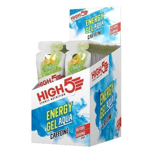 High5 Energy Gel Aqua 20er Box Citrus + Koffein MHD 03-2025