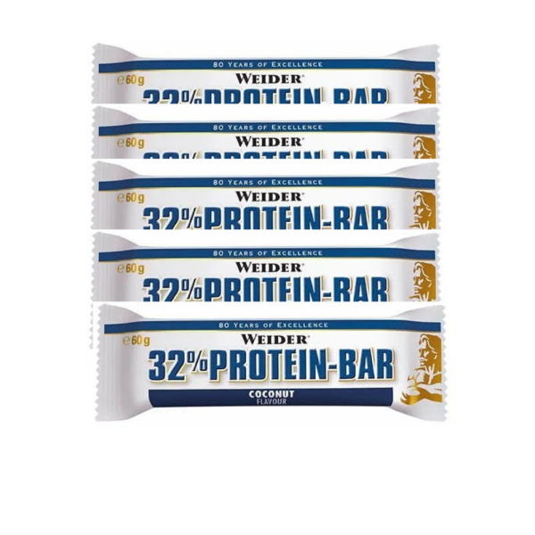 Weider 32% Protein Riegel 5er Pack Cookies & Cream MHD 04-2025