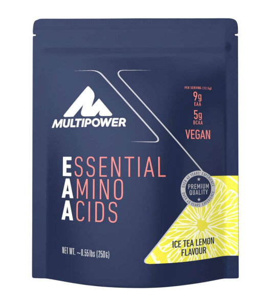 Multipower Essential Amino Acids (EAA) Pulver 250g Standbeutel  MHD 04-2025