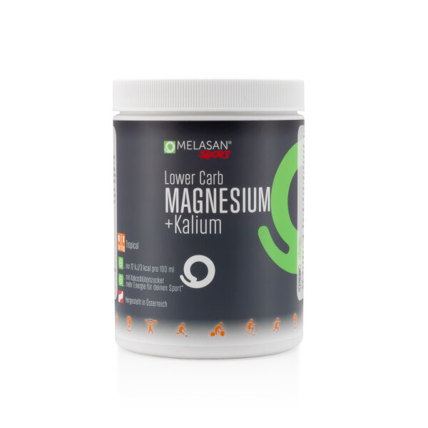 Melasan Sportgetränk Lower Carb mit Magnesium + Kalium Tropical 720g Dose