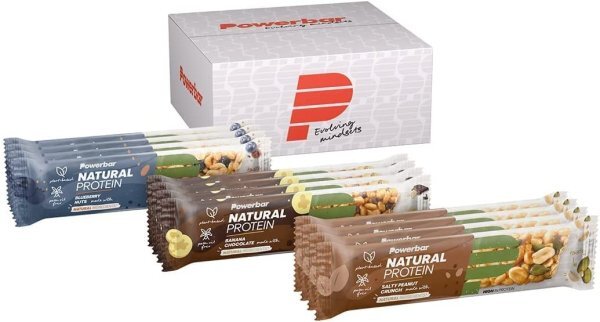 PowerBar Natural Protein Riegel 12er Pack gemischt MHD 04-2025