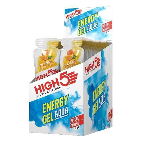 High5 Energy Gel Aqua 20er Box Orange MHD 05-2025