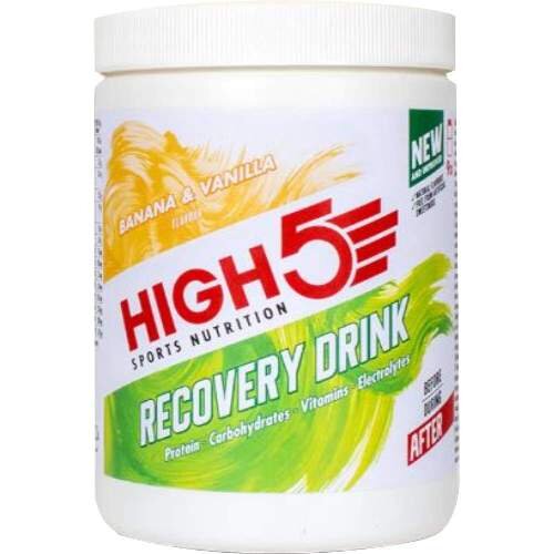 High5 Protein Recovery Drink 450g Dose  Banane & Vanille MHD 05-2025