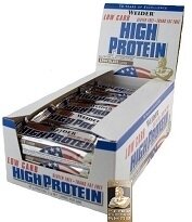 Weider 40% Low Carb High Protein Bar Riegel 24er Box