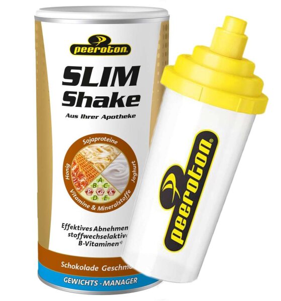 Peeroton Slimshake Gewichtsmanager 500g Dose + Shaker