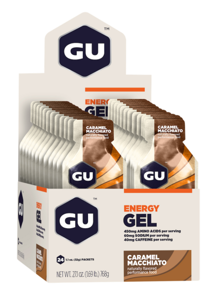 GU Energy Gel 24er Box Caramel Macchiato + Caffeine