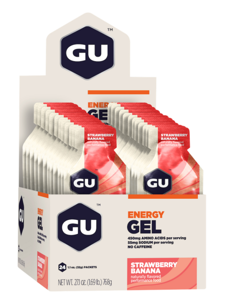 GU Energy Gel 24er Box Strawberry Banana