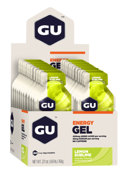 GU Energy Gel 24er Box Lemon Sublime