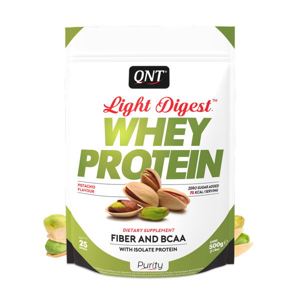 QNT Light Digest Wheyprotein - 500g Proteinpulver Pistazie