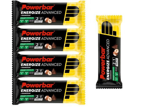 Powerbar Energize Advanced Riegel 5er Pack Hazelnut Chocolate