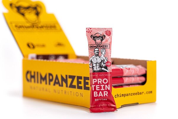 Chimpanzee Organic Protein Riegel 20er Pack Berries