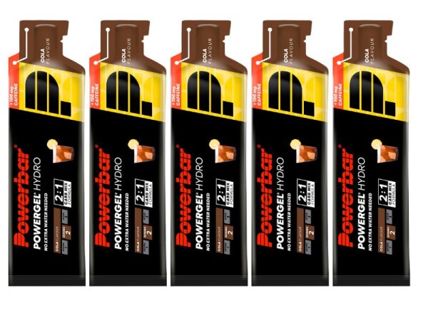 PowerBar Hydro Gel 5er Pack Cola+ extra Koffein