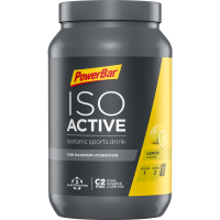 2 PowerBar Iso Active 1320g Dosen + 0,75lt Trinkflasche 2 Dosen Lemon