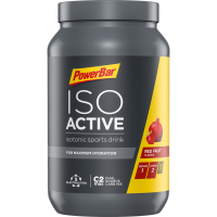 2 PowerBar Iso Active 1320g Dosen + 0,75lt Trinkflasche 2 Dosen Lemon