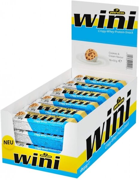 Peeroton Protein Riegel WINI 15+3 Aktion Cookies & Cream