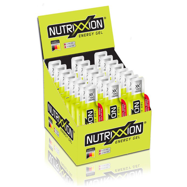 Nutrixxion Energy Gel XX Force 24er Gel Box Grüner Apfel
 (Green Apple) + Koffein