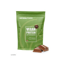 Natural Power Vegan Protein 500g Standbeutel Schoko