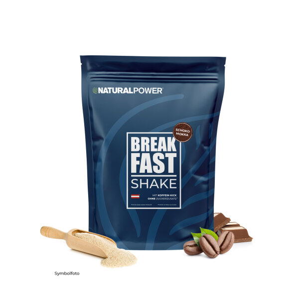 Natural Power Breakfast Shake 800g Pulver Schoko - Mokka