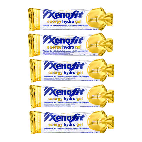 Xenofit Energy Hydro Gel 60ml 5er Pack gemischt