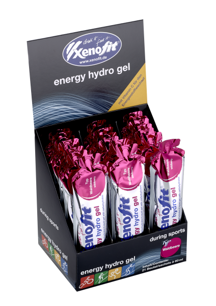 Xenofit Energy Hydro Gel 60ml 21er Box Waldbeere