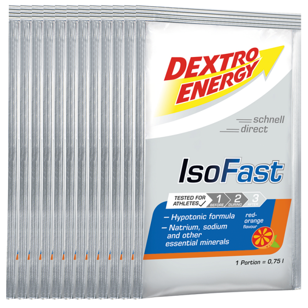 Dextro Energy IsoFast Portionsbeutel 12er Box Fruit Mix