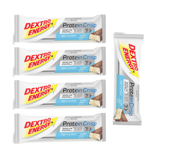 Dextro Energy Protein Crisp Riegel 5er Pack gemischt