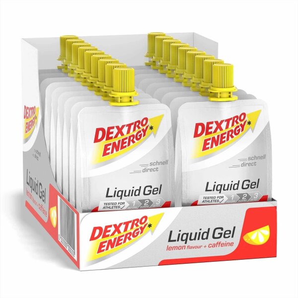 Dextro Energy Liquid Gel 18er Box Lemon + Coffein