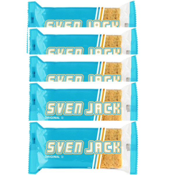 Sven Jack Energie Riegel 125g vegan 5er Pack Cookies-Cream