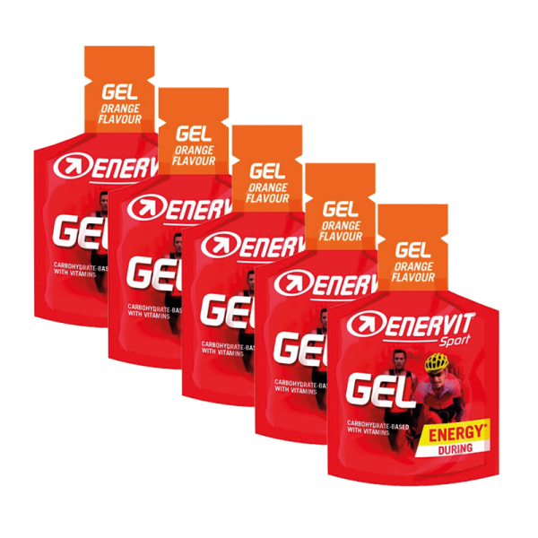 Enervit Sport Gel 5er Pack Zitrusfrüchte+Coffein