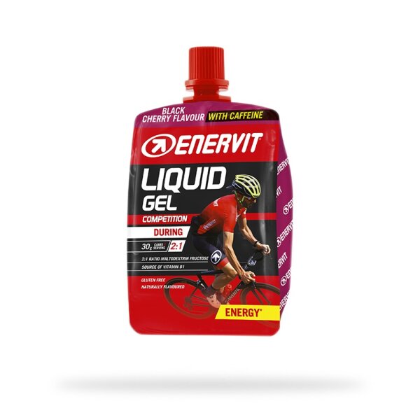 Enervit Sport Competition Liquid Gel Black Cherry+Koffein