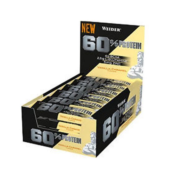 Weider 60% Protein Riegel 24er Box Cookies & Cream