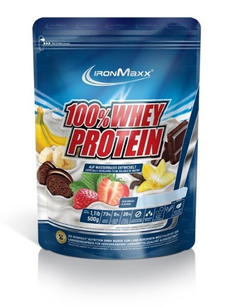 IronMaxx 100% Whey Protein 500g Beutel Kirsche - Joghurt