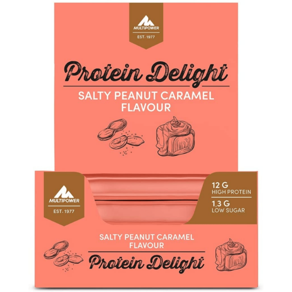 Multipower Protein Delight Riegel 18er Box Salty Peanut Caramel