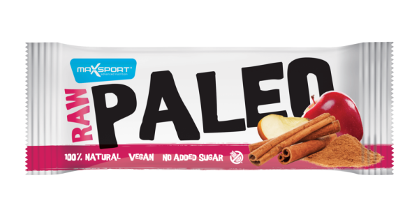 Maxsport Raw Paleo Riegel vegan Apfel Zimt