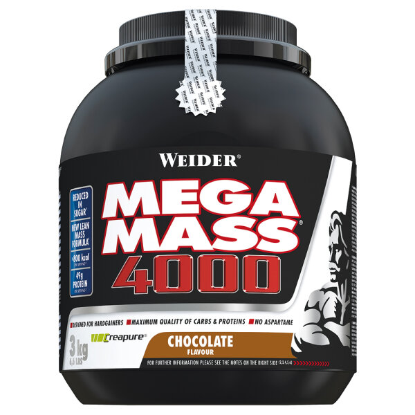 Weider Mega Mass 4000 3kg Dose Schokolade