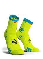 Compressport Pro Racing Socks V3 Running High neon gelb T2