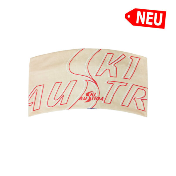 ÖSV - Team Ski Austria Stirnband Tencel bi-color beige