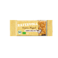 Hafervoll Organic Flapjack Riegel 18er Box Banana & Brazil Nut