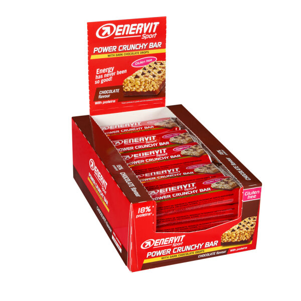 Enervit Sport Power Crunchy Bar Riegel 25er Pack Brownie & Choco