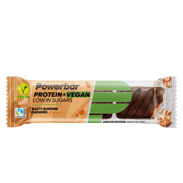 PowerBar Protein + Vegan Riegel Peanut Schoko