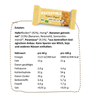 Hafervoll Organic Flapjack Riegel 5er Pack Berry & Cashew