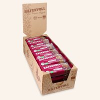 Hafervoll Organic Flapjack Riegel 18er Box Berry & Cashew