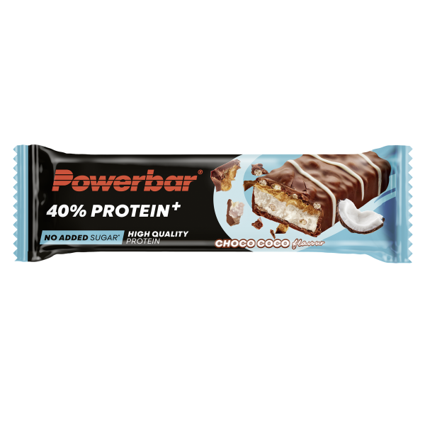 PowerBar 40% Protein+Crisp Riegel  Choco Coco