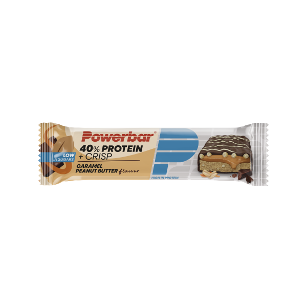 PowerBar 40% Protein+Crisp Riegel  Caramel Peanut Butter