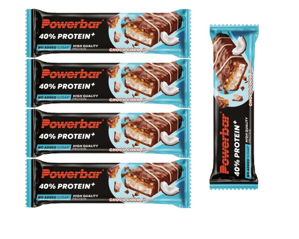 PowerBar 40% Protein+Crisp Riegel  5er Pack Strawberry White Choc